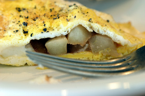 Goat Cheese and Apple Omelet