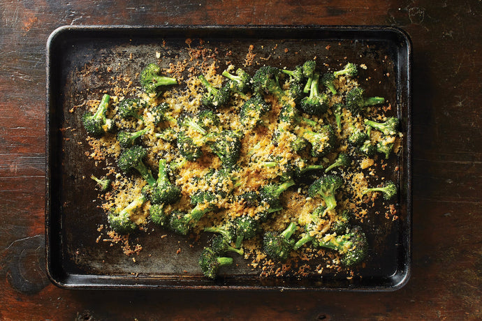 Crispy Cheesy Broccoli Gratin