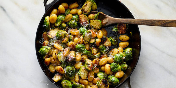 Supper Club No. 10 - Crispy Gnocchi Brussels Sprouts with Brown Butter