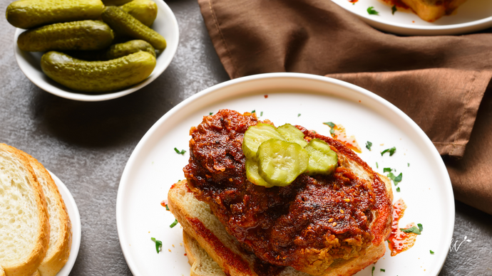 Sweet and Spicy BBQ Chicken Sandwich with Pickles