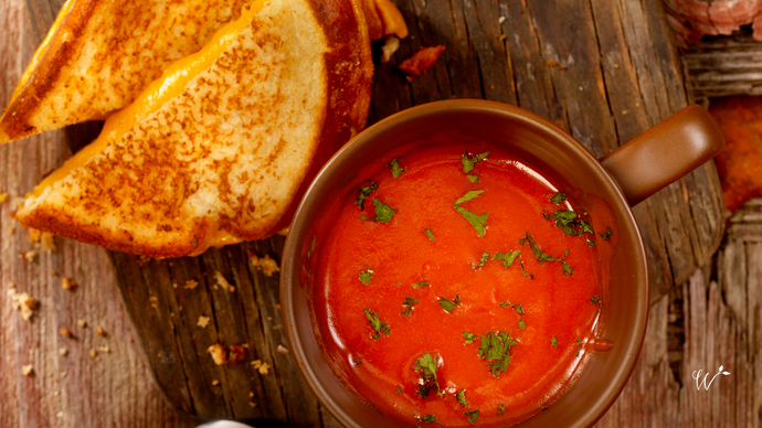 Tomato Soup with Dippers